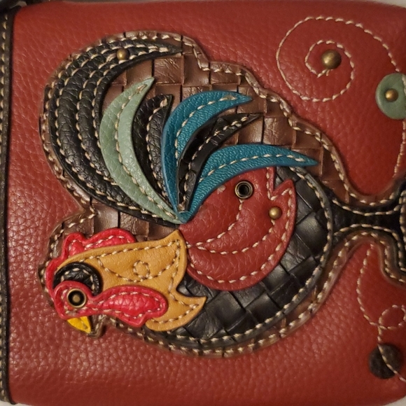 *Leather Rooster Crossbody Bag - Picture 11 of 13